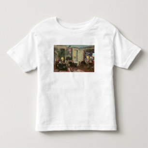 3つのランプが付いているインテリアか、サロン、1899年 トドラーTシャツ