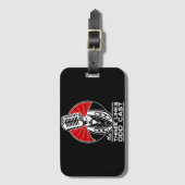 3つのリンク奇数キャスト荷物タグ ラゲッジタグ (正面縦)