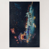 3つのリングや輪サーカスゾーンズアリーナ ジグソーパズル (縦)