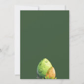 3つのレックス子供の誕生日 招待状 (裏面)