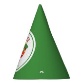 3つのレックス男女兼用恐竜おもしろい3番目の誕生日 パーティーハット (右)