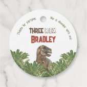 3つのレックス誕生日水彩 フェイバータグ (正面)