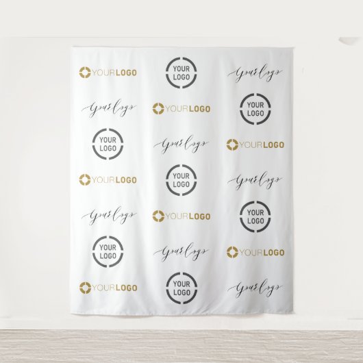 3つのロカスタムゴのイベント背景の手順と繰り返し タペストリー (正面)