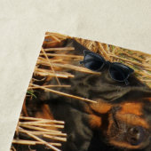 3つのロットワイラー犬 – ロッティパック ビーチタオル (インサイチュ)