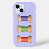 3つのヴィンテージ木製スプール Case-Mate iPhoneケース (裏面)