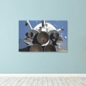 3つの主要なエンジンのビュー キャンバスプリント (インサイチュ (ウッドフロア))