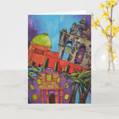 3つの代表団の挨拶状 カード (黄色い花)