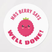 3つの先生賞ステッカー ラベル (デザイン1)