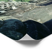 3つの円形テラスのビュー ポスター (角)