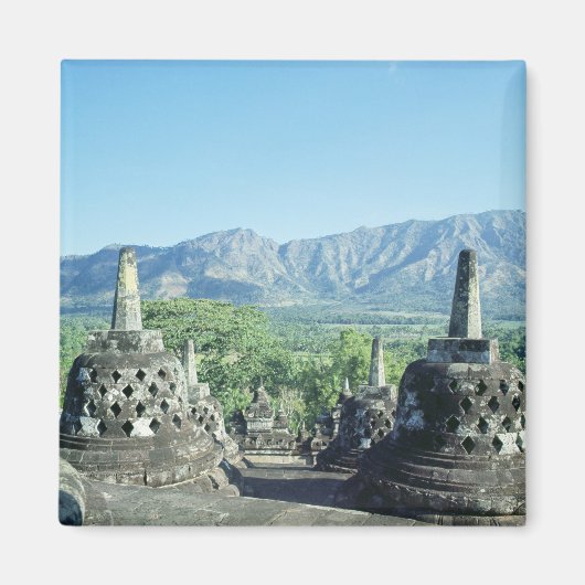 3つの円形テラスのビュー マグネット (正面)