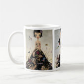 3つの勉強が付いているマグ コーヒーマグカップ (左)