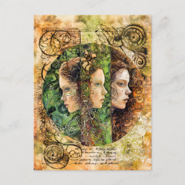 3つの北の国、北の運命の女神 シーズンポストカード