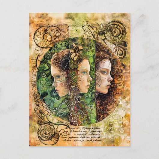 3つの北の国、北の運命の女神 シーズンポストカード (正面)