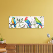 3つの区画のキャンバス印刷 キャンバスプリント (インサイチュ (リビング))