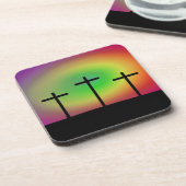 3つの十字のグロー コースター (左側)