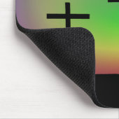 3つの十字のグロー マウスパッド (コーナー)