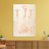 3つの十字の勉強 キャンバスプリント (インサイチュ (リビング))