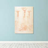 3つの十字の勉強 キャンバスプリント (インサイチュ (ウッドフロア))