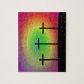3つの十字の白熱 ジグソーパズル (縦)