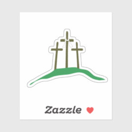 3つの十字架イエス・キリストが復活した！ シール