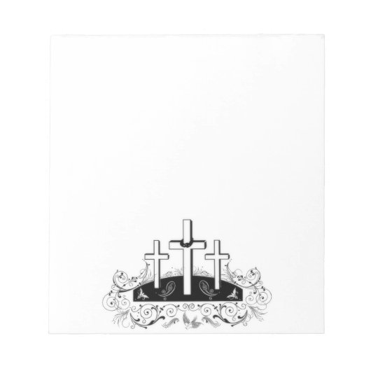 3つの十字架 ノートパッド (正面)