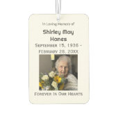 3つの十字詩編23日没メモリアル カーエアーフレッシュナー (裏面)