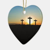 3つの十字 セラミックオーナメント (左)