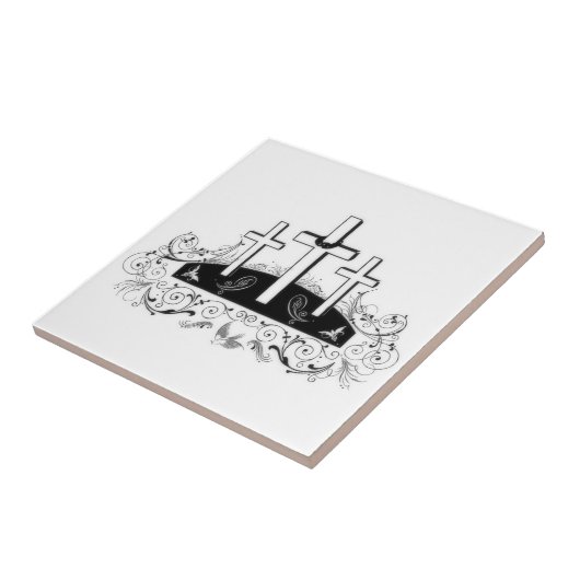 3つの十字 タイル (側面)