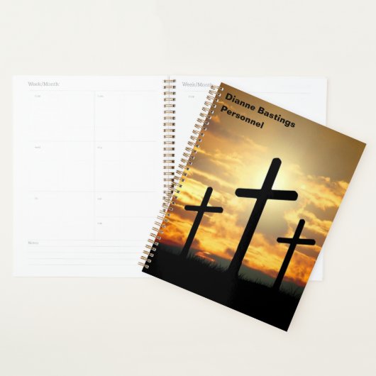 3つの十字 プランナー手帳 (ディスプレー)