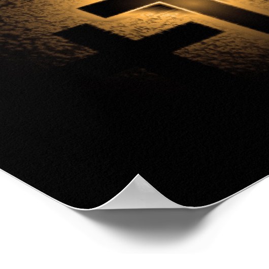 3つの十字 ポスター (角)