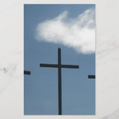 3つの十字 便箋 (正面)