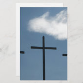 3つの十字 便箋 (正面/裏面)