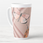 3つの南西蝶 カフェラテマグ (左アングル)