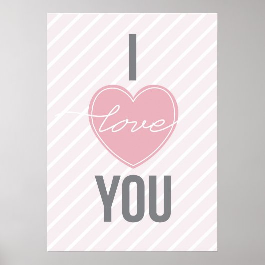 3つの単語：私はあなたを愛している ポスター (正面)