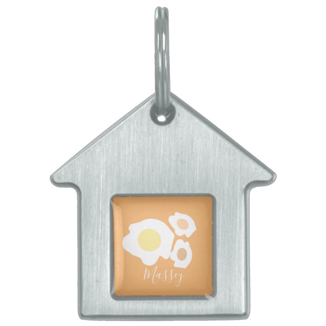 3つの卵のパターン名 ペットネームタグ (正面)