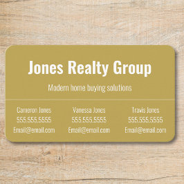 3つの名前QRコードロゴ |ミニマルな名刺 名刺