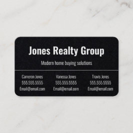 3つの名前QRコードロゴ |ミニマルな名刺 名刺