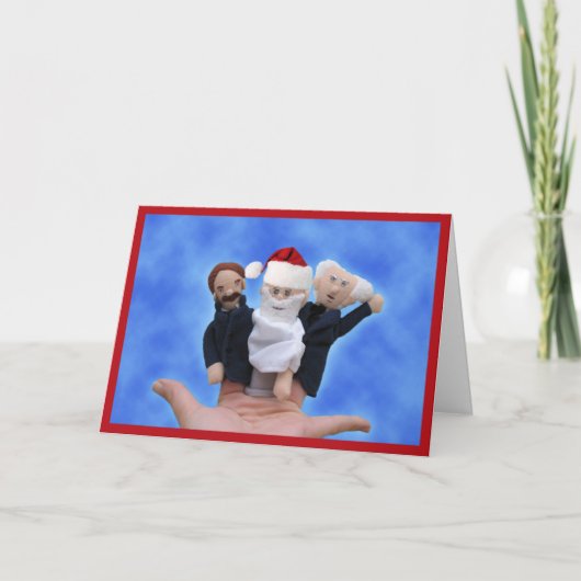 3つの哲学者のクリスマスカード シーズンカード (正面)