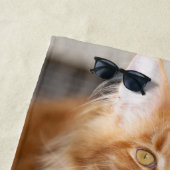 3つの大きな写真コラージュ ビーチタオル (インサイチュ)