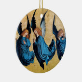 3つの天使の青のサファイア セラミックオーナメント (右)