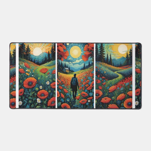 3つの太陽の土地 デスクマット (正面)