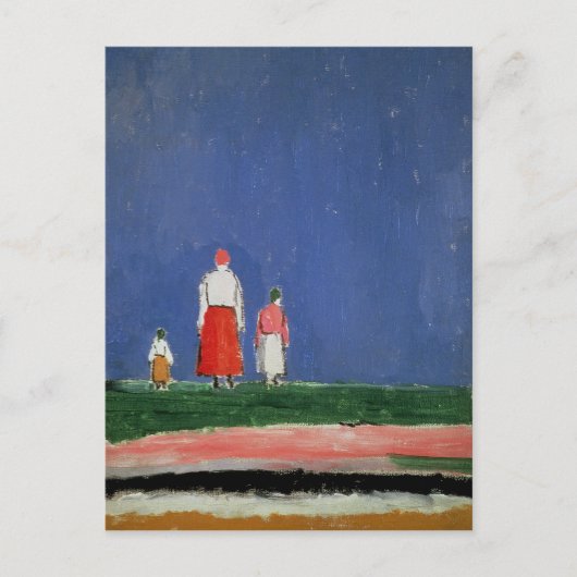 3つの姿, 1913-28 ポストカード (正面)