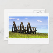 3つの孤独な椅子 ポストカード (正面/裏面)