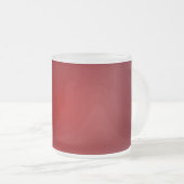 3つの宝飾ローズ フロストグラスマグカップ (正面右)