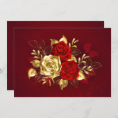 3つの宝飾ローズ メニュー (正面/裏面)