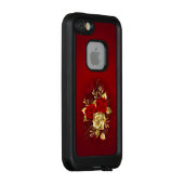 3つの宝飾ローズ LifeProof iPhoneケース (裏面/右)