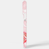 3つの対角線スタックハートカスタム Case-Mate iPhoneケース (裏面 / 左)