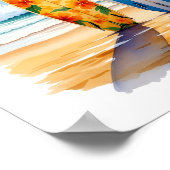 3つの小さなサーフボード ポスター (角)