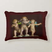 3つの小さな天使か天使 アクセントクッション (正面)