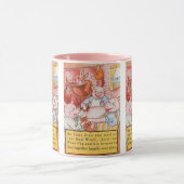 3つの小さな豚料理ウルフ、ヴィンテージ童話 マグカップ (中央)